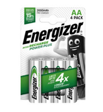 Pila stilo AA - 1,2V - Power Plus - ricaricabili - Energizer - blister 4 pezzi