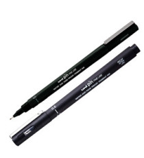 Pin fineliner - punta 0.5 mm - nero - Uni Mitsubishi