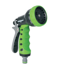 Pistola a doccia - 7 getti - plastica - Verdemax