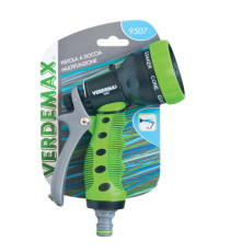 Pistola a doccia - 7 getti - plastica - Verdemax