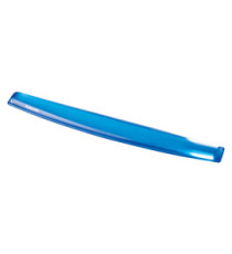 Poggiapolsi da tastiera - gel - blu trasparente - Fellowes