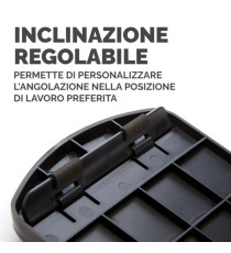 Poggiapolsi da tastiera - gel - regolabile - Fellowes