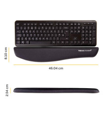 Poggiapolsi da tastiera in FoamFusion Microban PlusTouch - nero - Fellowes