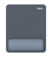 Mousepad Breyta - con poggiapolsi - con microban - blu marino - Fellowes