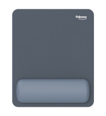 Mousepad Breyta - con poggiapolsi - con microban - blu marino - Fellowes
