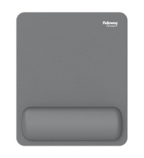 Mousepad Breyta - con poggiapolsi - con microban - grigio - Fellowes