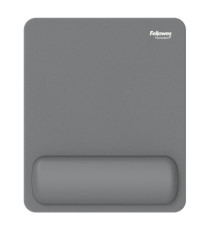 Mousepad Breyta - con poggiapolsi - con microban - grigio - Fellowes