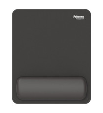 Mousepad Breyta - con poggiapolsi - con microban - nero - Fellowes