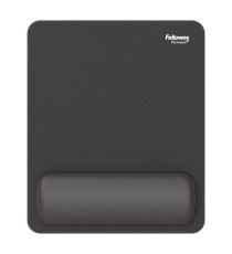 Mousepad Breyta - con poggiapolsi - con microban - nero - Fellowes