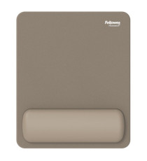 Mousepad Breyta - con poggiapolsi - con microban - sabbia - Fellowes