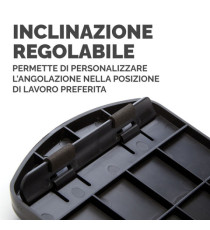 Mousepad con poggiapolsi in gel - regolabile - Fellowes