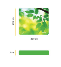 Mousepad Earth Series - Foglie - ecologico - Fellowes