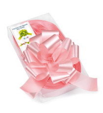 Nastri strip 6800 - in polipropilene - rosa baby 05 - per fiocco autocomponibile - 50 mm - diametro 20 cm - Brizzolari -