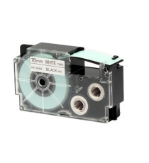 Nastro - 18 mm x 8 mt - nero/bianco - Casio