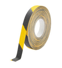 Nastro adesivo antiscivolo DURALINE GRIP+ - 2,5 cm x 15 m - giallo/nero - Durable