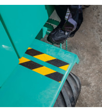 Nastro adesivo antiscivolo DURALINE GRIP+ - 2,5 cm x 15 m - giallo/nero - Durable