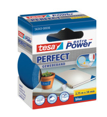 Nastro adesivo telato XP Perfect - 38 mm x 2,7 m - tela plastificata - blu - Tesa