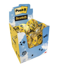 Nastro biadesivo - 12,7 mm x 6,3 m - neutro - Scotch® - expo 32 pezzi