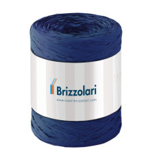 Nastro Rafia sintetica - blu scuro 37 - 5mmx200mt - Brizzolari