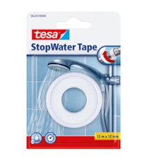 Nastro StopWater per riparazioni - 12 mm x 12 m - teflon - bianco - Tesa