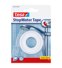 Nastro StopWater per riparazioni - 12 mm x 12 m - teflon - bianco - Tesa