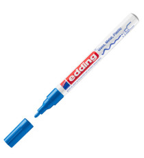 Marcatore permanente a vernice 751 - punta tonda fine - da 1 a 2 mm - blu - Edding
