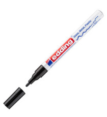 Marcatore permanente a vernice 751 - punta tonda fine - da 1 a 2 mm - nero - Edding