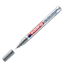 Marcatore permanente a vernice 780 - punta tonda extra fine - 0,8 mm - argento  - Edding