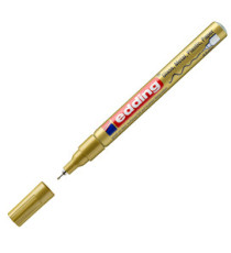 Marcatore permanente a vernice 780 - punta tonda extra fine - 0,8 mm - oro  - Edding