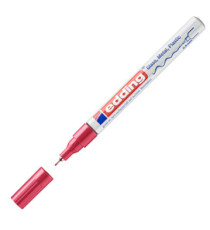 Marcatore permanente a vernice 780 - punta tonda extra fine - 0,8 mm - rosso  - Edding