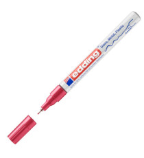 Marcatore permanente a vernice 780 - punta tonda extra fine - 0,8 mm - rosso  - Edding