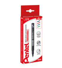 Marcatore permanente N50S - punta tonda - astuccio 4 colori assortiti - Pentel