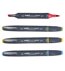 Marcatore Sketch marker - colori assortiti - Carioca Plus - conf. 10 pezzi