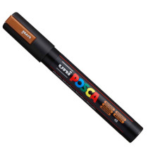 Marcatore Uni Posca PC5M - con coperchio oro - punta media - colori assortiti - Uni Mitsubishi - gift box 18 pezzi