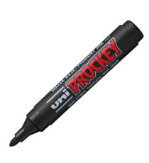 Marcatore Uni Prockey M122  - punta conica  1,20mm-1,80mm - nero - Uni Mitsubishi