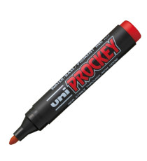 Marcatore Uni Prockey M122  - punta conica da 1,20-1,80mm - rosso  - Uni Mitsubishi