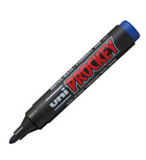 Marcatore Uni Prockey M122 - punta conica da 1,20-1,80mm  - blu - Uni Mitsubishi