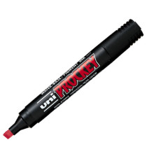 Marcatore Uni Prockey M126 - punta a scalpello da 1,00-5,70mm - rosso - Uni Mitsubishi