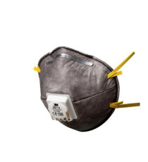 Mascherina 9914 - con carboni attivi - monouso - filtro FFP1 - 3M - conf. 10 pezzi