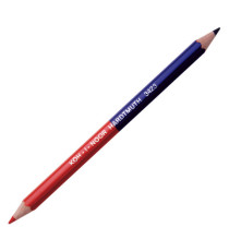Matita bicolore grossa - rosso/blu - Koh.I.Noor - conf. 12 pezzi