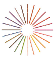 Matita colorata Evolution Stripes - colori assortiti - Bic - conf. 24 pezzi
