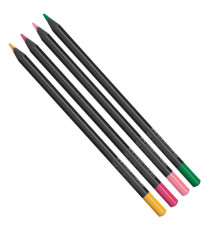 Matite colorate triangolare Black Edition - colori assortiti - Faber-Castell - conf. 50 pezzi