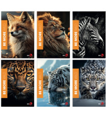 Maxiquaderno Be More Wild - A4 - rigo di 3a - 36+2 fogli - 100gr - BM