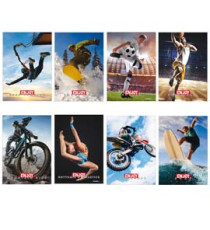 Maxiquaderno Enjoy Sport  - A4 - 4 mm - 21 fogli - 80 gr - Blasetti