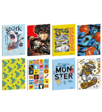 Maxiquaderno Kid Boy - A4 - 1 rigo c/margine - 21 fogli - 80 gr - Blasetti