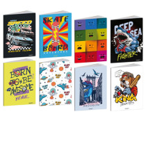 Maxiquaderno Kid Boy - A4 - 5mm c/margine - 21 fogli - 80 gr - Blasetti