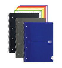 Maxiquaderno spiralato Office Essentials - A5+ - 5 mm - 240 pagine - 80 gr - colori assortiti - Oxford