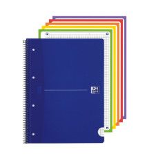 Maxiquaderno spiralato Office Essentials - A5+ - 5 mm - 240 pagine - 80 gr - colori assortiti - Oxford
