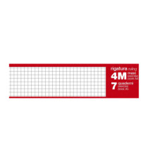 Maxiquaderno Teen Boy - A4 - 4mm - 20+1 fogli - 80 gr - Blasetti