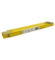Metro pieghevole - 2m - legno - Fischer Darex